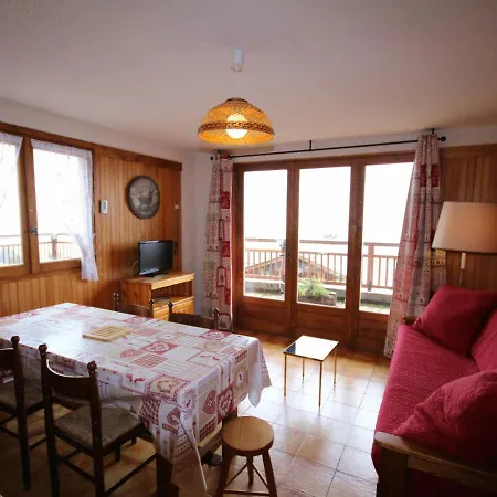 Les Saisies - 2 Pieces Cabine, 7 Pers, Terrasse, Casier A Skis, Garage, Plein Sud - Fr-1-293-260 Hauteluce